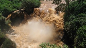 Waterfall on way to Tanzania